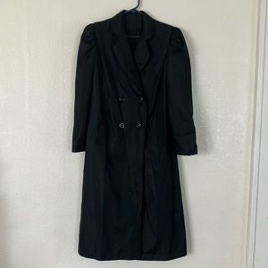 VTG Voyager West Black Trench Coat, 8